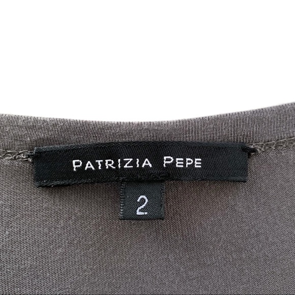 Patrizia Pepe Metallic Gray Bodycon Dress - Picture 6 of 8